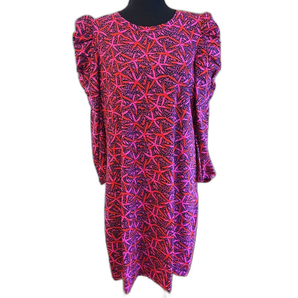 Lilly Pulitzer Steffie Dress in Passion Fruit Pink Star size XLarge NWT - Picture 6 of 12